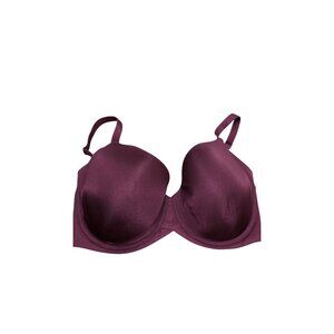 Wacoal Women's Burgundy Underwire Padded Bra Size 34DDD Adjustable Straps